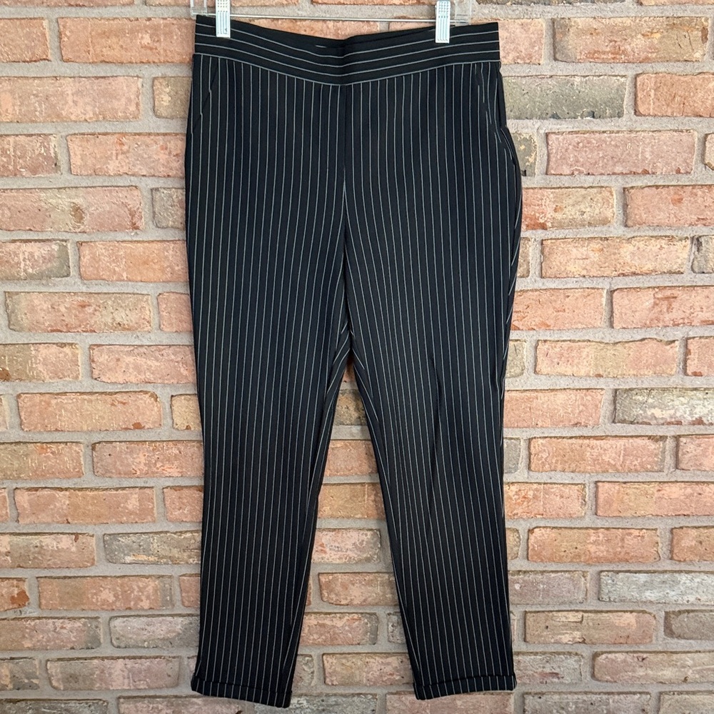 Black Pinstripe Women’s Pants